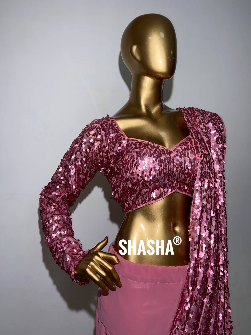 Pink Princess Saree By Shasha