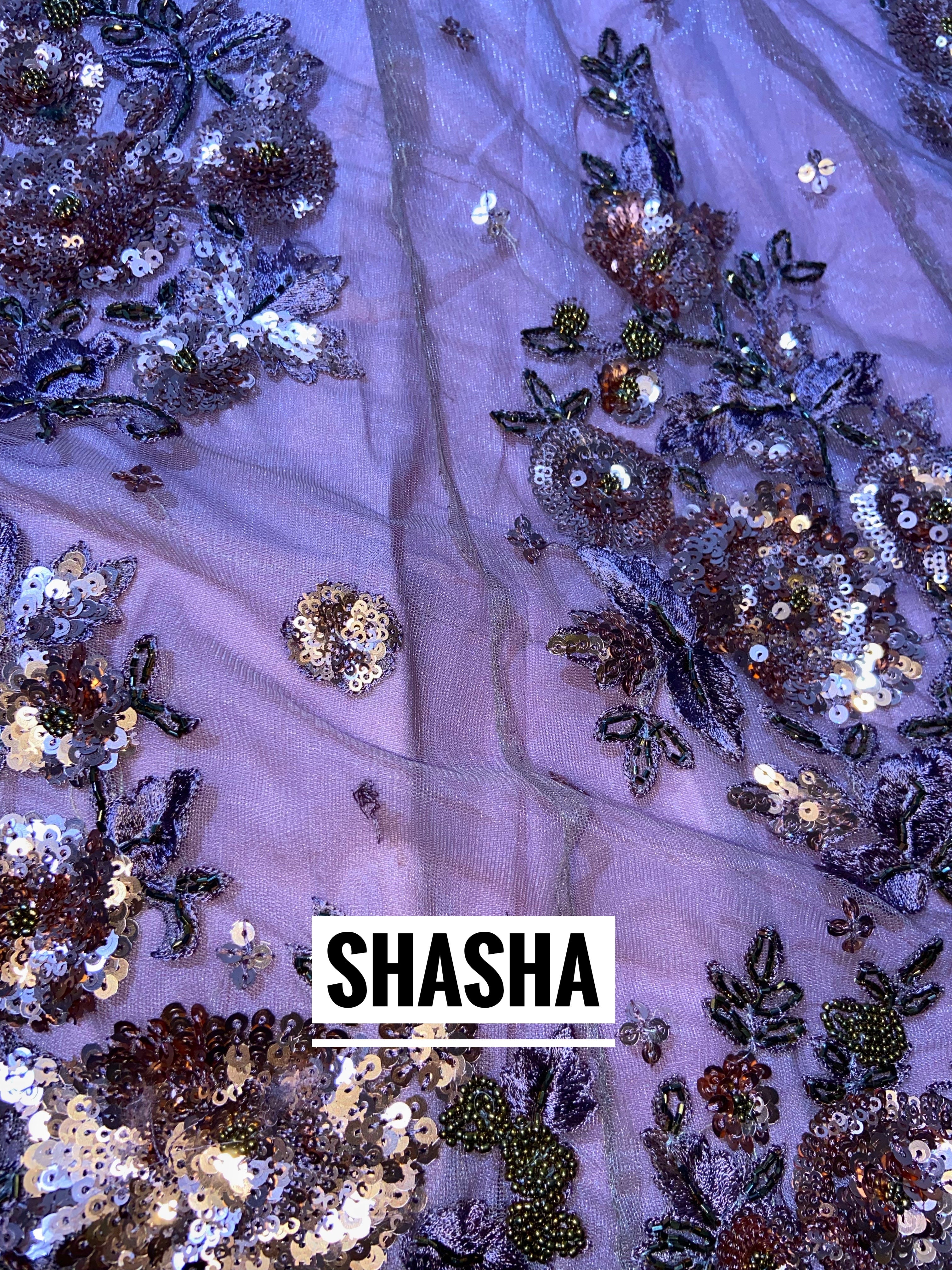 IRISH LAVENDER LEHENGA