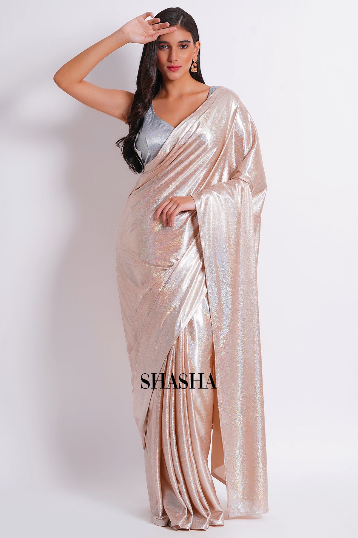 Gold Monet Designer Saree by Shasha