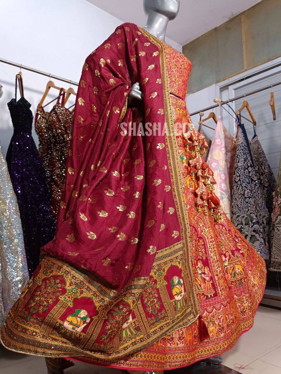 Shasha bridal lehenga with on sale price